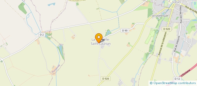 localisation de l'entreprise CTRE COM ACTION SOCIALE DE VATAN à VATAN