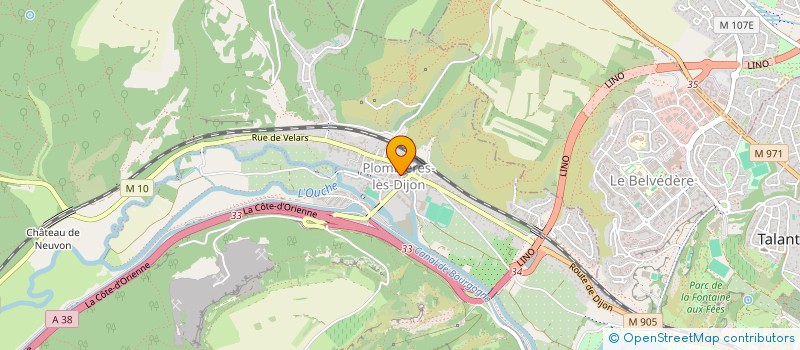localisation de l'entreprise CTRE COM ACTION SOCIALE DE VELARS SUR OU à VELARS-SUR-OUCHE