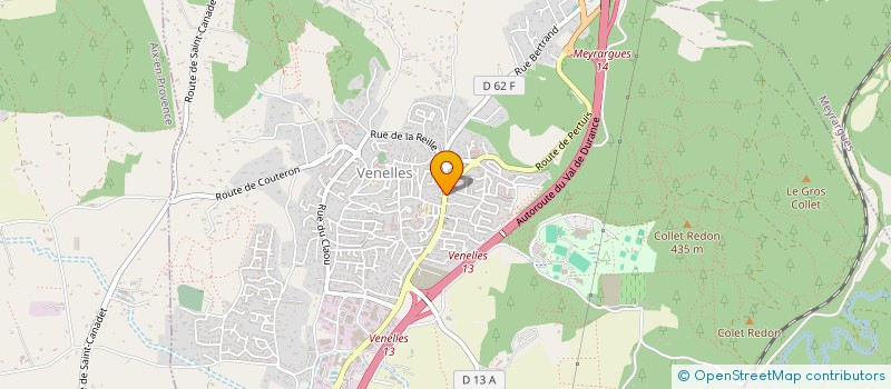 localisation de l'entreprise CTRE COM ACTION SOCIALE DE VENELLES à VENELLES