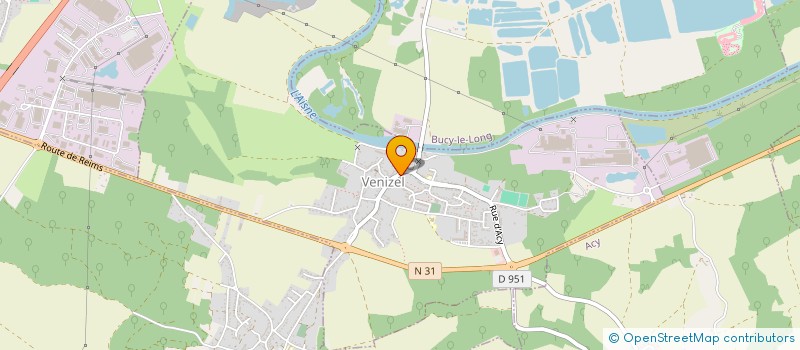 localisation de l'entreprise CTRE COM ACTION SOCIALE DE VENIZEL à VENIZEL