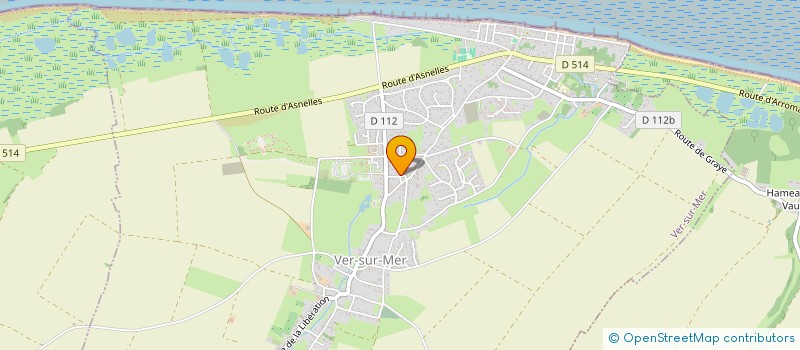 localisation de l'entreprise CTRE COM ACTION SOCIALE DE VER SUR MER à VER-SUR-MER