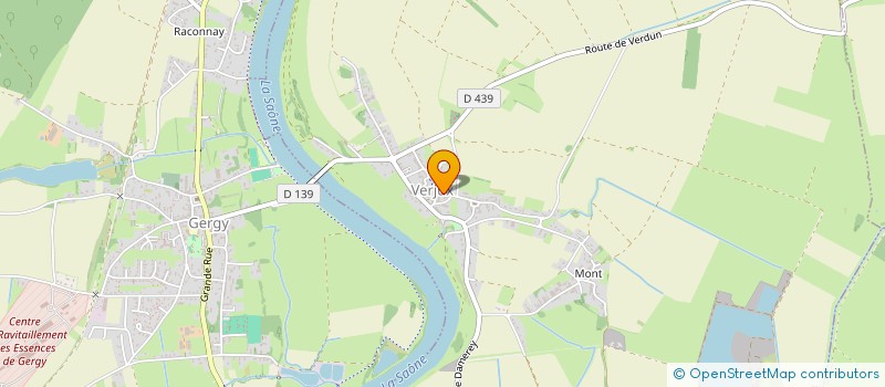 localisation de l'entreprise CTRE COM ACTION SOCIALE DE VERJUX à VERJUX