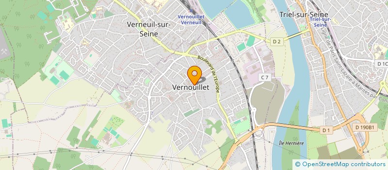 localisation de l'entreprise CTRE COM ACTION SOCIALE DE VERNOUILLET à VERNOUILLET