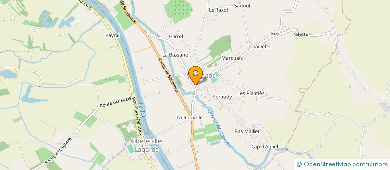 localisation de l'entreprise CTRE COM ACTION SOCIALE DE VILLEMADE  VILLEMADE