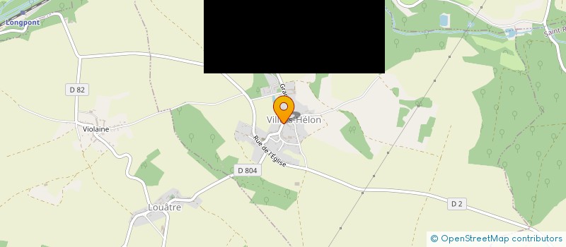 localisation de l'entreprise CTRE COM ACTION SOCIALE DE VILLERS HELON  VILLERS-HELON
