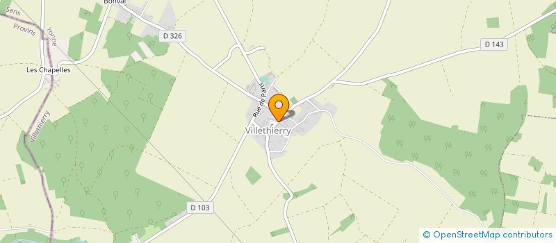 localisation de l'entreprise CTRE COM ACTION SOCIALE DE VINNEUF  VINNEUF