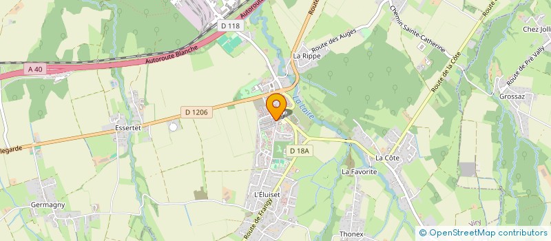 localisation de l'entreprise CTRE COM ACTION SOCIALE DE VIRY à VIRY