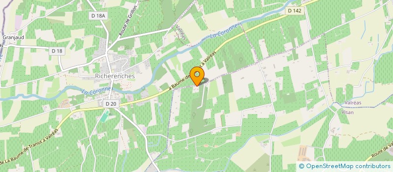 localisation de l'entreprise CTRE COM ACTION SOCIALE DE VISAN  VISAN