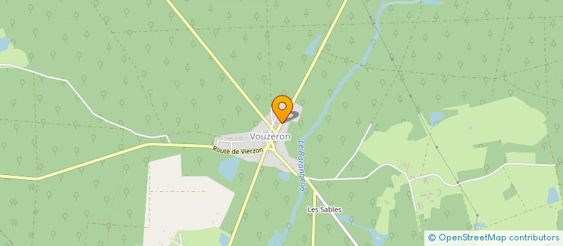 localisation de l'entreprise CTRE COM ACTION SOCIALE DE VOUZERON  VOUZERON