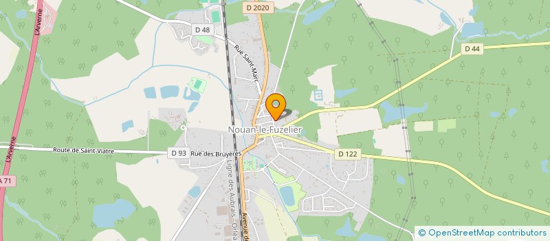 localisation de l'entreprise CTRE COM ACTION SOCIALE DE VOUZON à VOUZON
