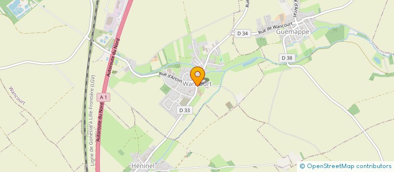 localisation de l'entreprise CTRE COM ACTION SOCIALE DE WANCOURT  WANCOURT