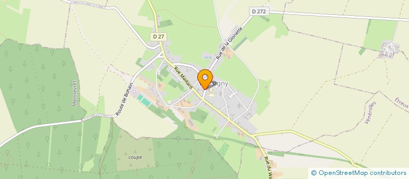 localisation de l'entreprise CTRE COM ACTION SOCIALE DE WASSIGNY à WASSIGNY