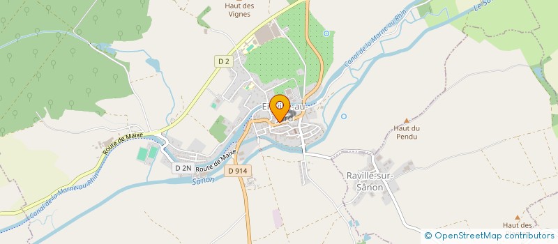 localisation de l'entreprise CTRE COM ACTION SOCIALE DE XOUSSE  XOUSSE