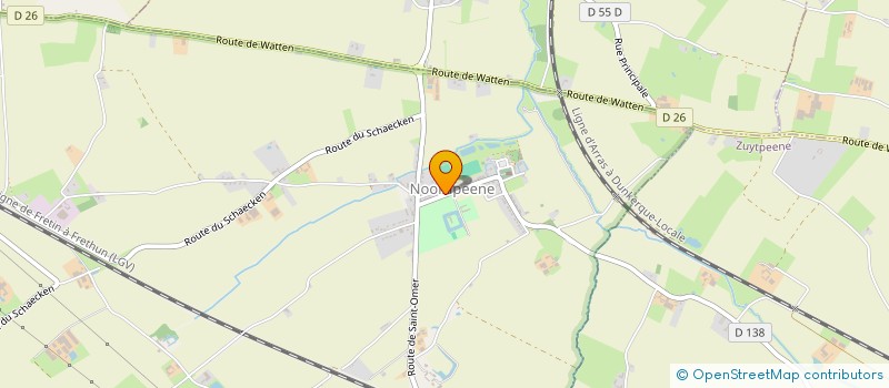 localisation de l'entreprise CTRE COM ACTION SOCIALE DE ZUYTPEENE  ZUYTPEENE