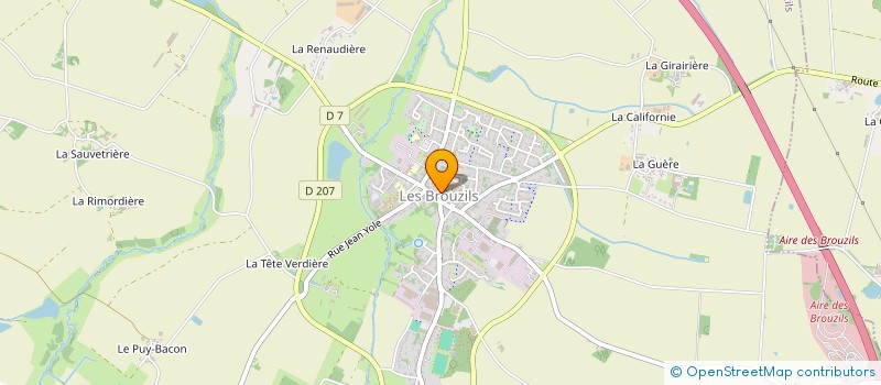 localisation de l'entreprise CTRE COM ACTION SOCIALE DES BROUZILS  LES BROUZILS