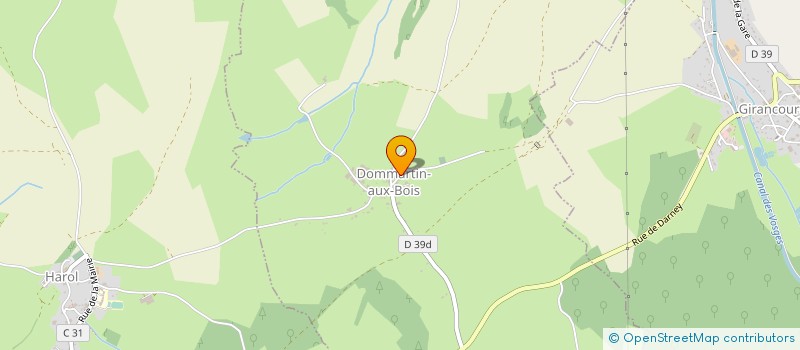 localisation de l'entreprise CTRE COM ACTION SOCIALE DOMMARTIN AUX BO  DOMMARTIN-AUX-BOIS