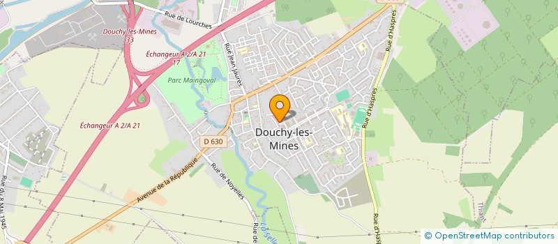 localisation de l'entreprise CTRE COM ACTION SOCIALE DOUCHY LES MINES à DOUCHY-LES-MINES