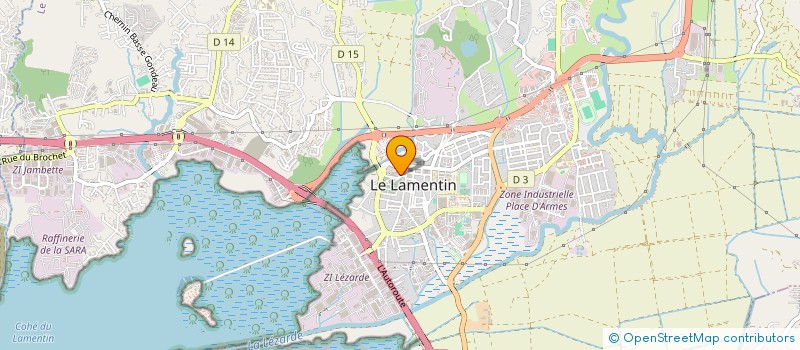localisation de l'entreprise CTRE COM ACTION SOCIALE DU LAMENTIN à LE LAMENTIN