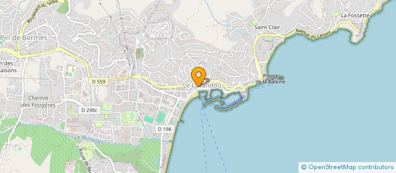 localisation de l'entreprise CTRE COM ACTION SOCIALE DU LAVANDOU à LE LAVANDOU