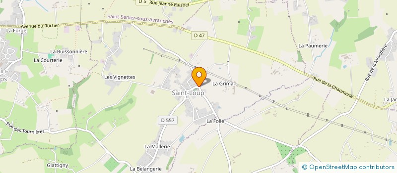 localisation de l'entreprise CTRE COM ACTION SOCIALE DU VAL ST PERE  LE VAL-SAINT-PERE