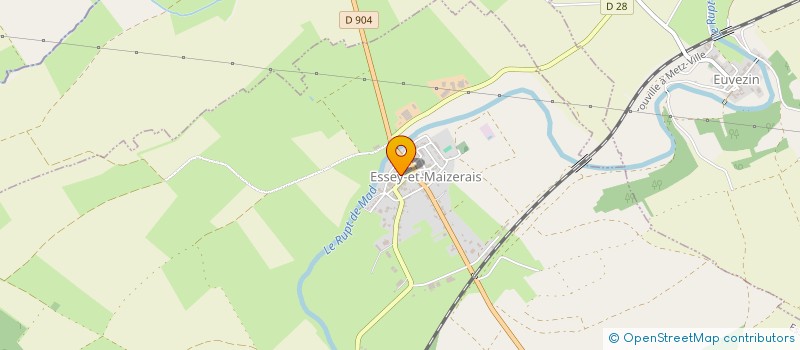 localisation de l'entreprise CTRE COM ACTION SOCIALE ESSEY MAIZERAIS  ESSEY-ET-MAIZERAIS