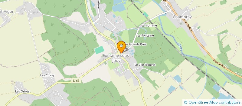 localisation de l'entreprise CTRE COM ACTION SOCIALE FONTAINE-JOUY à FONTAINE-SOUS-JOUY
