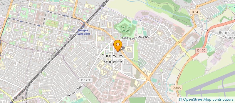 localisation de l'entreprise CTRE COM ACTION SOCIALE GARGES LES GONES à GARGES-LES-GONESSE