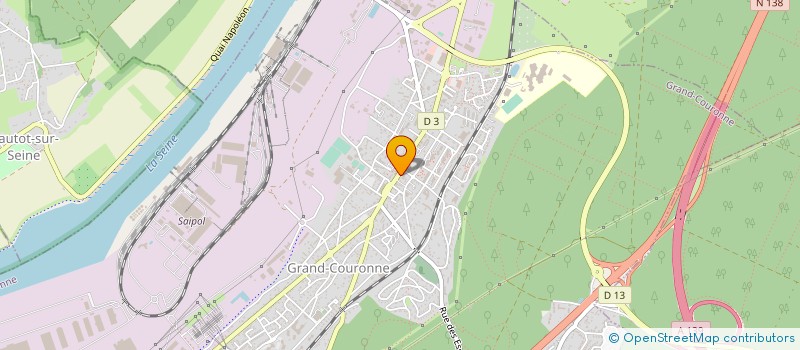 localisation de l'entreprise CTRE COM ACTION SOCIALE GRAND COURONNE à GRAND-COURONNE