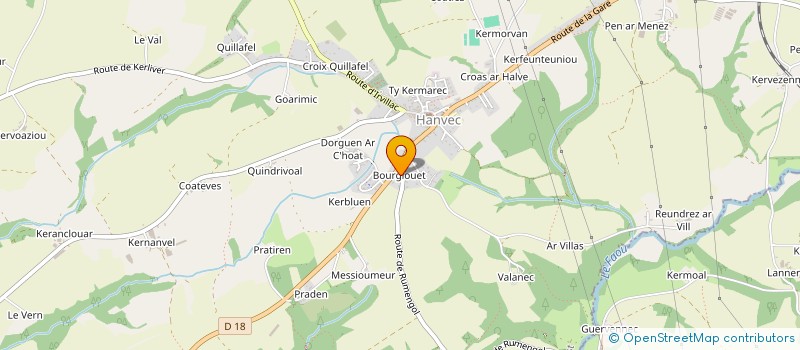 localisation de l'entreprise CTRE COM ACTION SOCIALE HOPITAL CANFROUT  HOPITAL-CAMFROUT