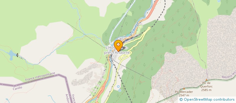 localisation de l'entreprise CTRE COM ACTION SOCIALE HOSPI PRES ANDOR à L'HOSPITALET-PRES-L'ANDORRE