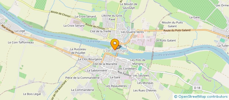 localisation de l'entreprise CTRE COM ACTION SOCIALE L'ILE BOUCHARD à L'ILE-BOUCHARD