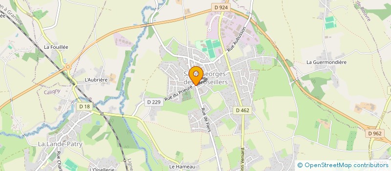 localisation de l'entreprise CTRE COM ACTION SOCIALE LA SELLE FORGE à LA SELLE-LA-FORGE