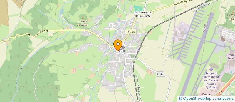 localisation de l'entreprise CTRE COM ACTION SOCIALE LAMARQUE PONTACQ  LAMARQUE-PONTACQ