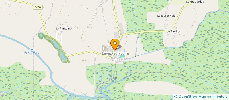 localisation de l'entreprise CTRE COM ACTION SOCIALE LAVAU SUR LOIRE  LAVAU-SUR-LOIRE