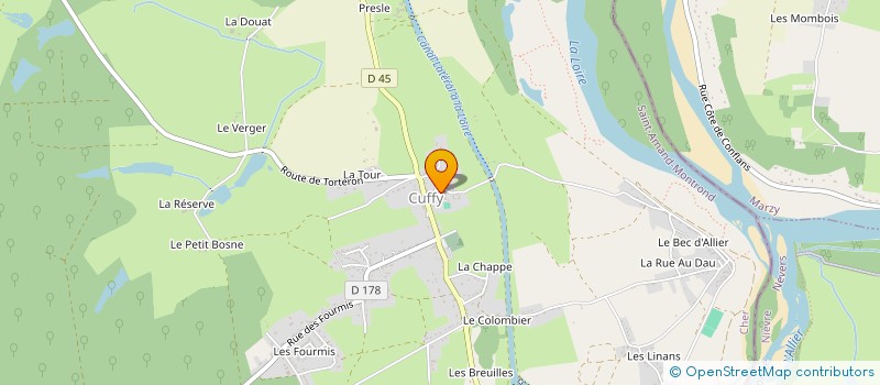 localisation de l'entreprise CTRE COM ACTION SOCIALE LE CHAUTAY à LE CHAUTAY
