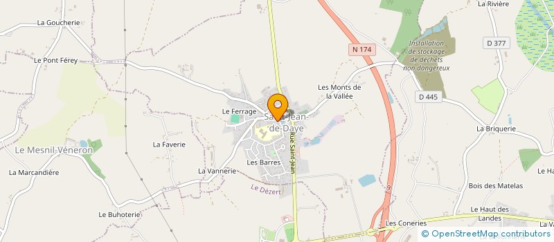 localisation de l'entreprise CTRE COM ACTION SOCIALE LE DEZERT  LE DEZERT