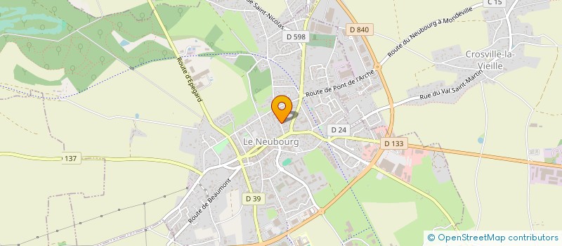 localisation de l'entreprise CTRE COM ACTION SOCIALE LE NEUBOURG à LE NEUBOURG
