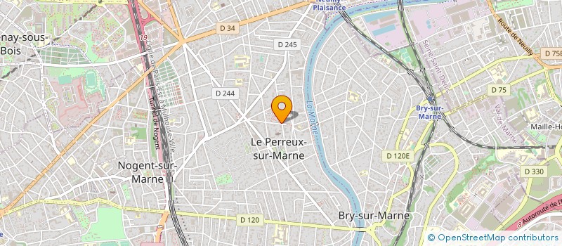 localisation de l'entreprise CTRE COM ACTION SOCIALE LE PERREUX SUR M à LE PERREUX-SUR-MARNE