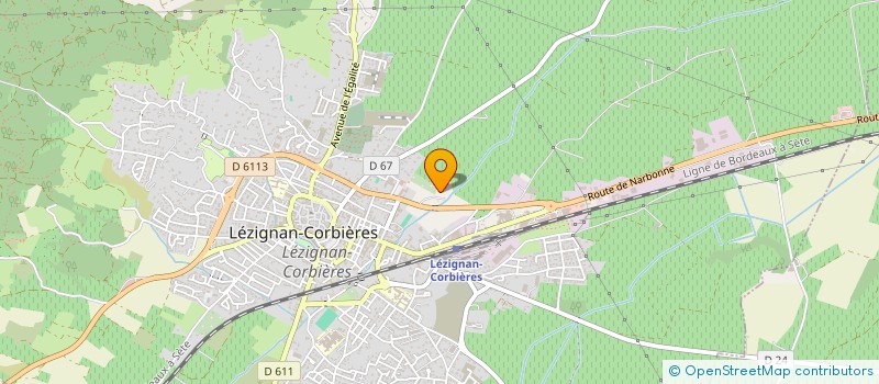 localisation de l'entreprise CTRE COM ACTION SOCIALE LEZIGNAN-CORBIER à LEZIGNAN-CORBIERES