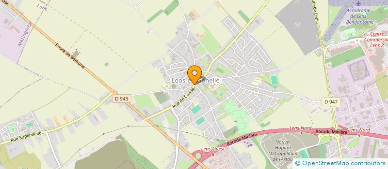 localisation de l'entreprise CTRE COM ACTION SOCIALE LOOS EN GOHELLE  LOOS-EN-GOHELLE