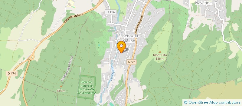 localisation de l'entreprise CTRE COM ACTION SOCIALE MAILLEY ET CHAZE  MAILLEY-ET-CHAZELOT