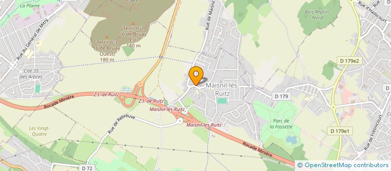 localisation de l'entreprise CTRE COM ACTION SOCIALE MAISNIL-RUITZ  MAISNIL-LES-RUITZ