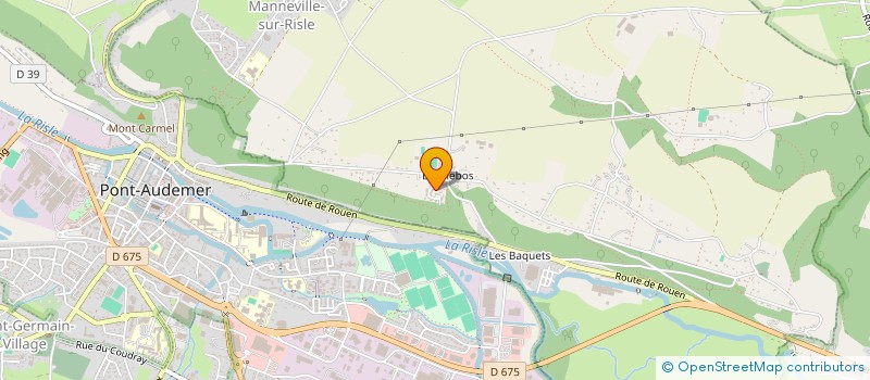 localisation de l'entreprise CTRE COM ACTION SOCIALE MANNEVILLE RISLE  MANNEVILLE-SUR-RISLE