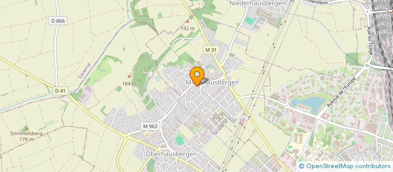 localisation de l'entreprise CTRE COM ACTION SOCIALE MITTELHAUSBERGEN  MITTELHAUSBERGEN