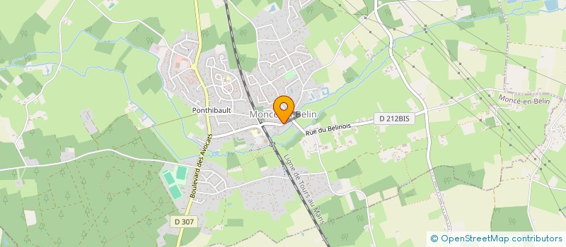 localisation de l'entreprise CTRE COM ACTION SOCIALE MONCE EN BELIN  MONCE-EN-BELIN