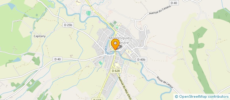 localisation de l'entreprise CTRE COM ACTION SOCIALE MONTESQUIEU VTRE à MONTESQUIEU-VOLVESTRE