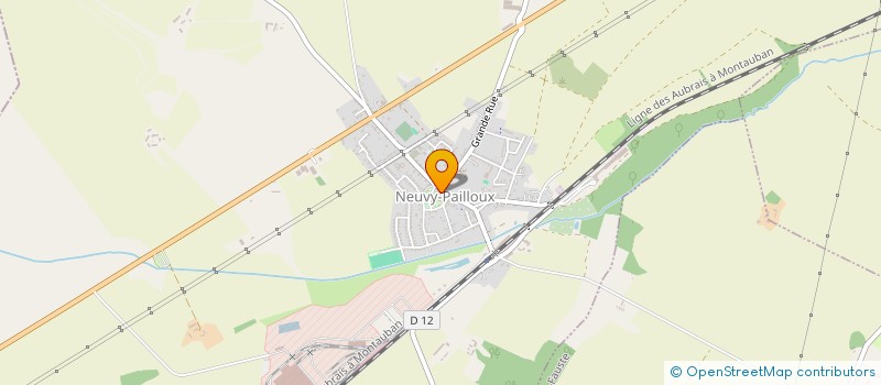 localisation de l'entreprise CTRE COM ACTION SOCIALE NEUVY-PAILLOUX à NEUVY-PAILLOUX
