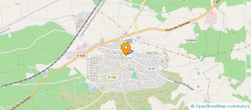localisation de l'entreprise CTRE COM ACTION SOCIALE NISSAN LEZ ENSER  NISSAN-LEZ-ENSERUNE