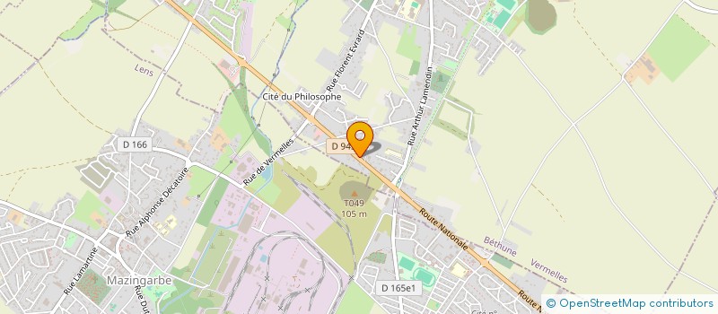 localisation de l'entreprise CTRE COM ACTION SOCIALE NOYELLES LES V.  NOYELLES-LES-VERMELLES