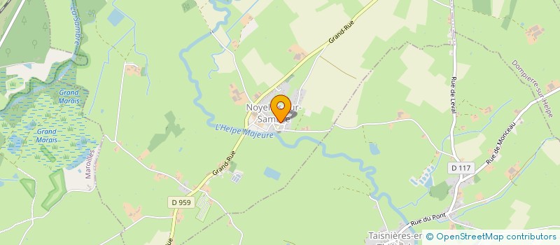 localisation de l'entreprise CTRE COM ACTION SOCIALE NOYELLES-SAMBRE à NOYELLES-SUR-SAMBRE